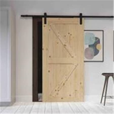 Northbeam Northbeam COV0301901910 36 in. Artisan Unfinished with Sliding Door Hardware Kit COV0301901910